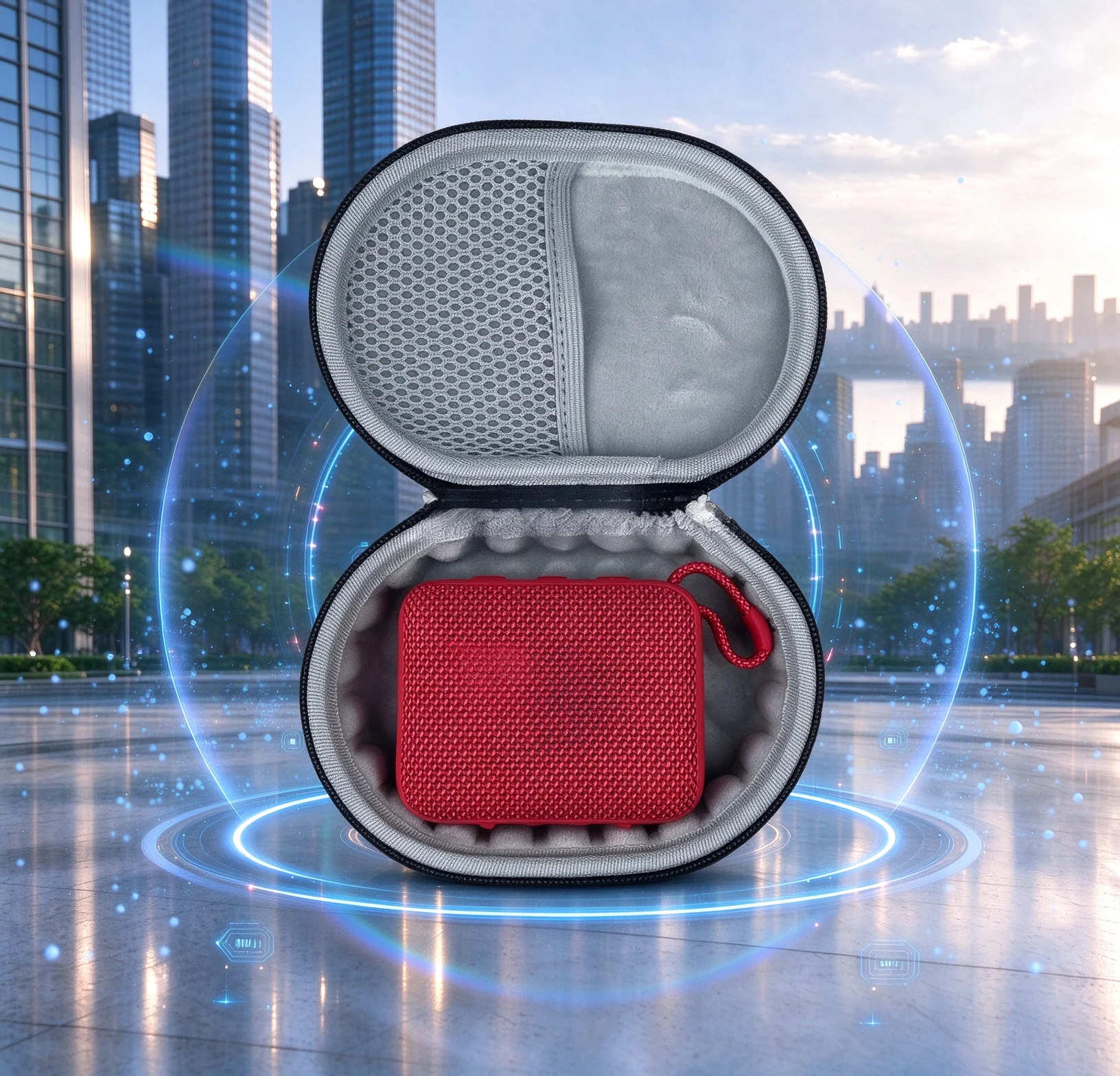 Storage Bag For JBL (Go4) Hard EVA Frame Disperses External Squeezing Force And Prevents Audio Equipment Deformation Under Stack