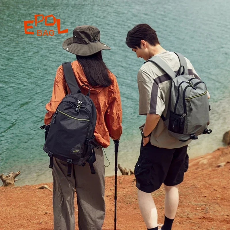

EPOL Women's Backpacks Casual Sports Large Capacity Nylon Backpack Teeneger Youth Fashion Oxford Waterproof School Bags 3033-01