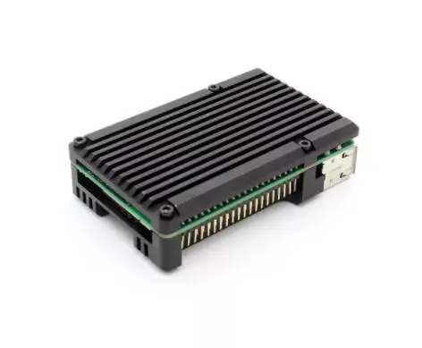 Mới Nhất CNC Hợp Kim Nhôm Ốp Lưng Vỏ Tủ Làm Mát Quạt Tản Nhiệt Cho Raspberry Pi 4