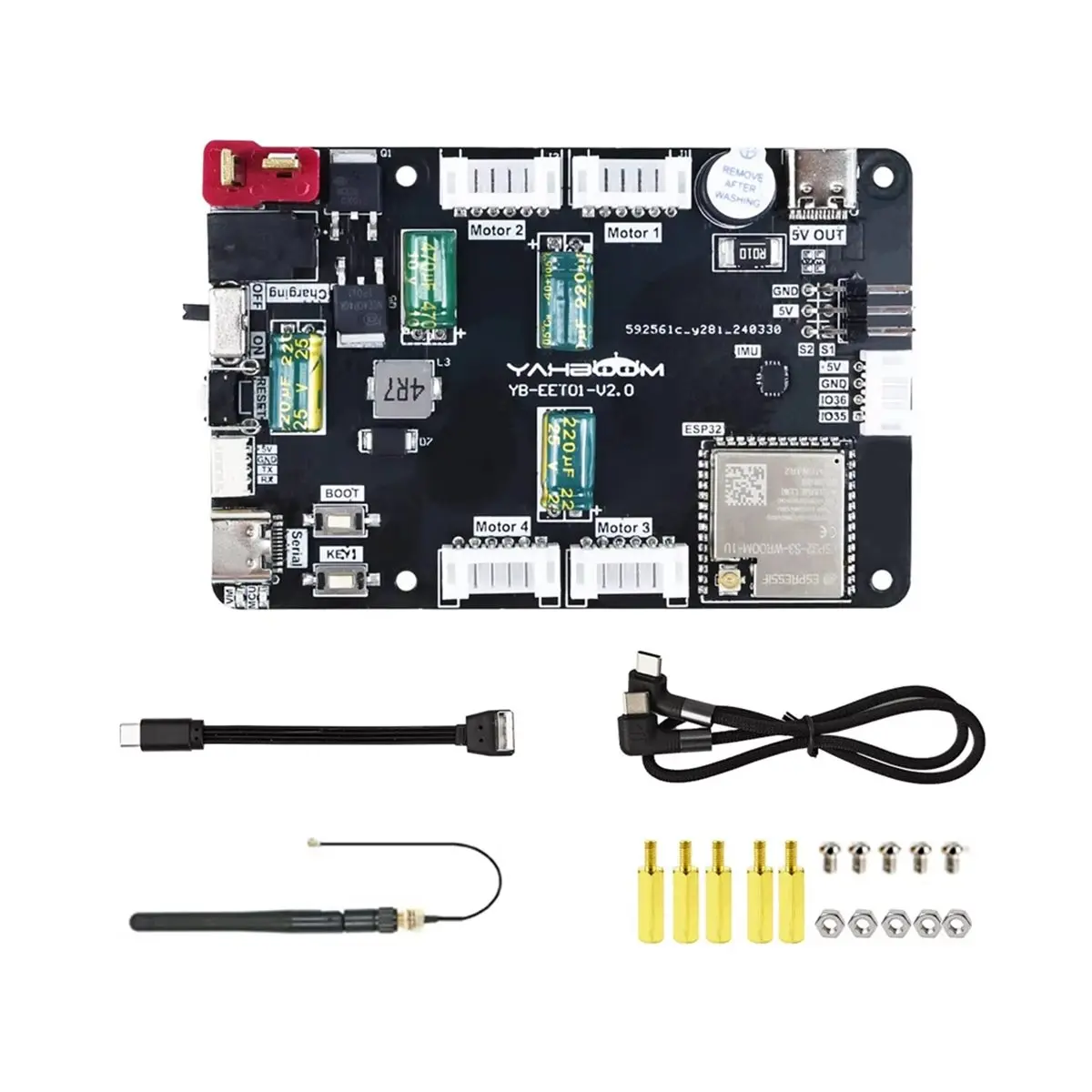 -[T487C Digital] Micro ROS Robot Expansion Board Control ROS2 with 6 IMU Sensor Servo Motor Drive Module for 5
