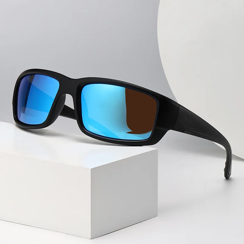 Nouvelles lunettes de soleil de sport pour hommes et femmes, style camouflage classique avec protection UV pour la conduite en extérieur et le cyclisme.