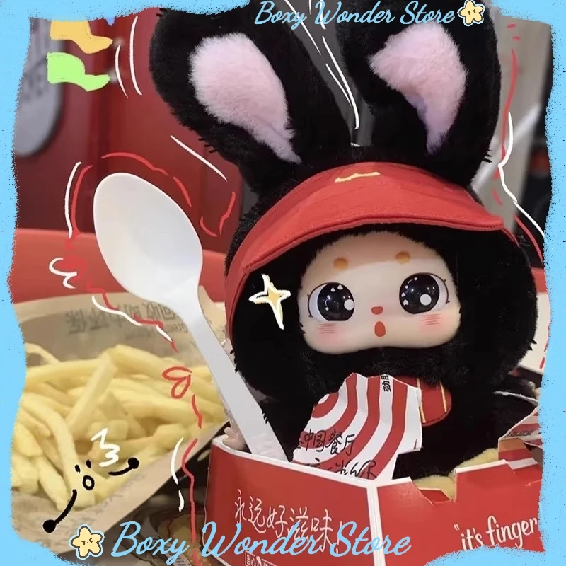 

Подлинная детская фасоль Three Little Fatty Bean Что следует я ешь сегодня серии слепая коробка милая фигурка модная кулон кукла декоративный предмет