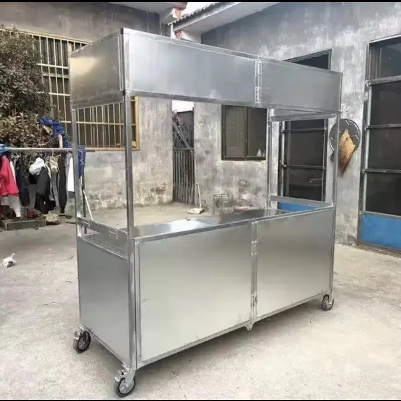 Commercial Portable Collapsible Foldable Grocery Food Shopping Wagon New Condition Trolley Wheels Folding Food