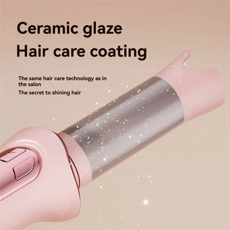 【DURABLE 】USB Rechargeable Curling Iron Automatic Rotating Curling Iron Portable Hair Curler