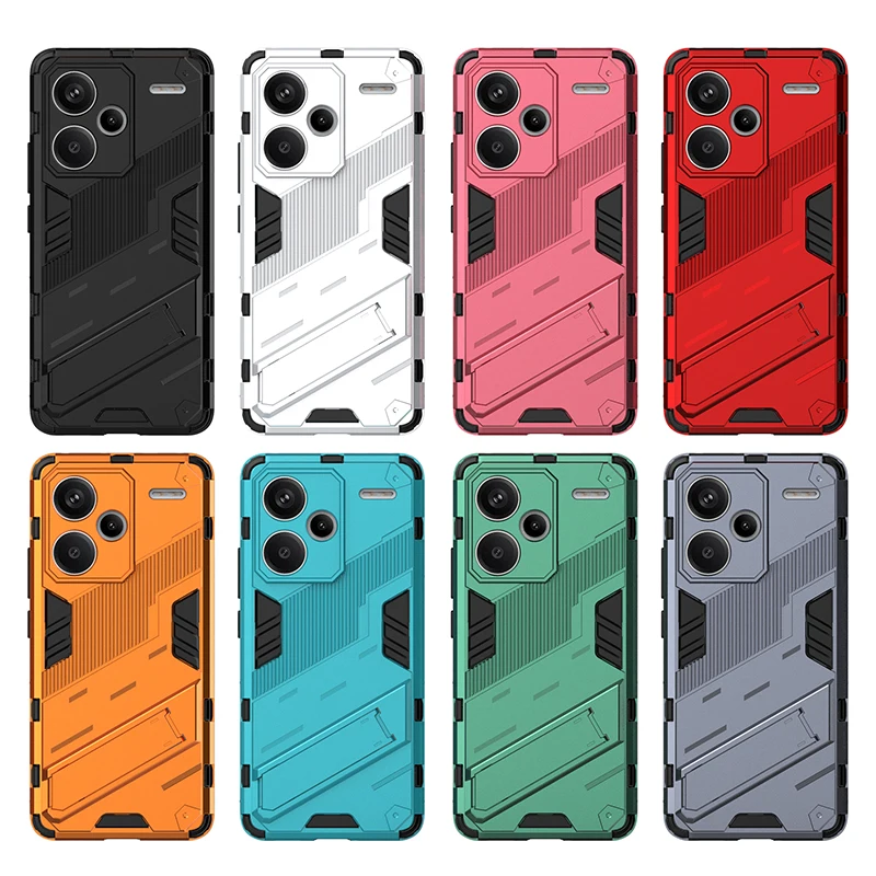 Funda para Redmi Note 13 Pro Plus, Funda de lujo con armadura y soporte para Xiaomi Redmy Note 13 Pro + Plus 5G, Funda magnética para coche