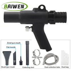 Air Wonder Guns Kit Duster Compressor Dual Function Air Vacuum Blow Suction Guns Pistol Type Pneumatic Vacuum Cleaner Tool