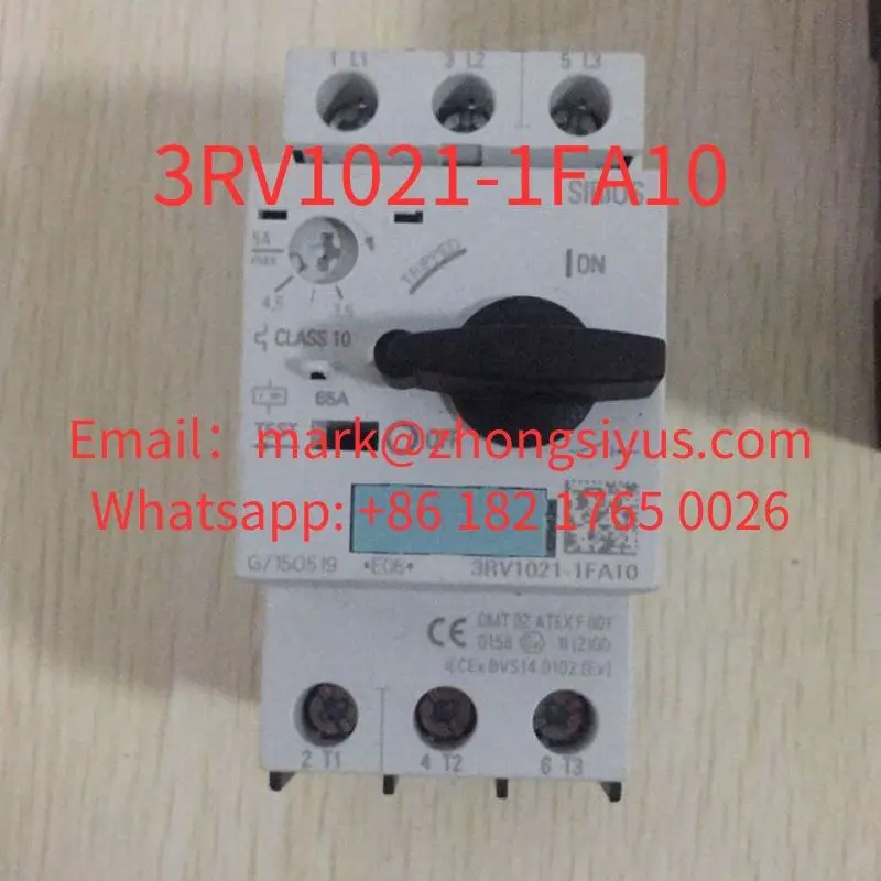 3RV1021-1FA10 Brand New Circuit breaker size S0 for motor protection CLASS 10 A-release 3.5