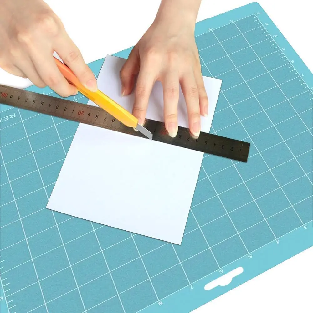 12x12 Cutting Mats for Silhouette Cameo 5/4/3/2/1, 3-Pack (Standard, Light, Strong Grip), Non-Slip Adhesive Craft Mat view 4