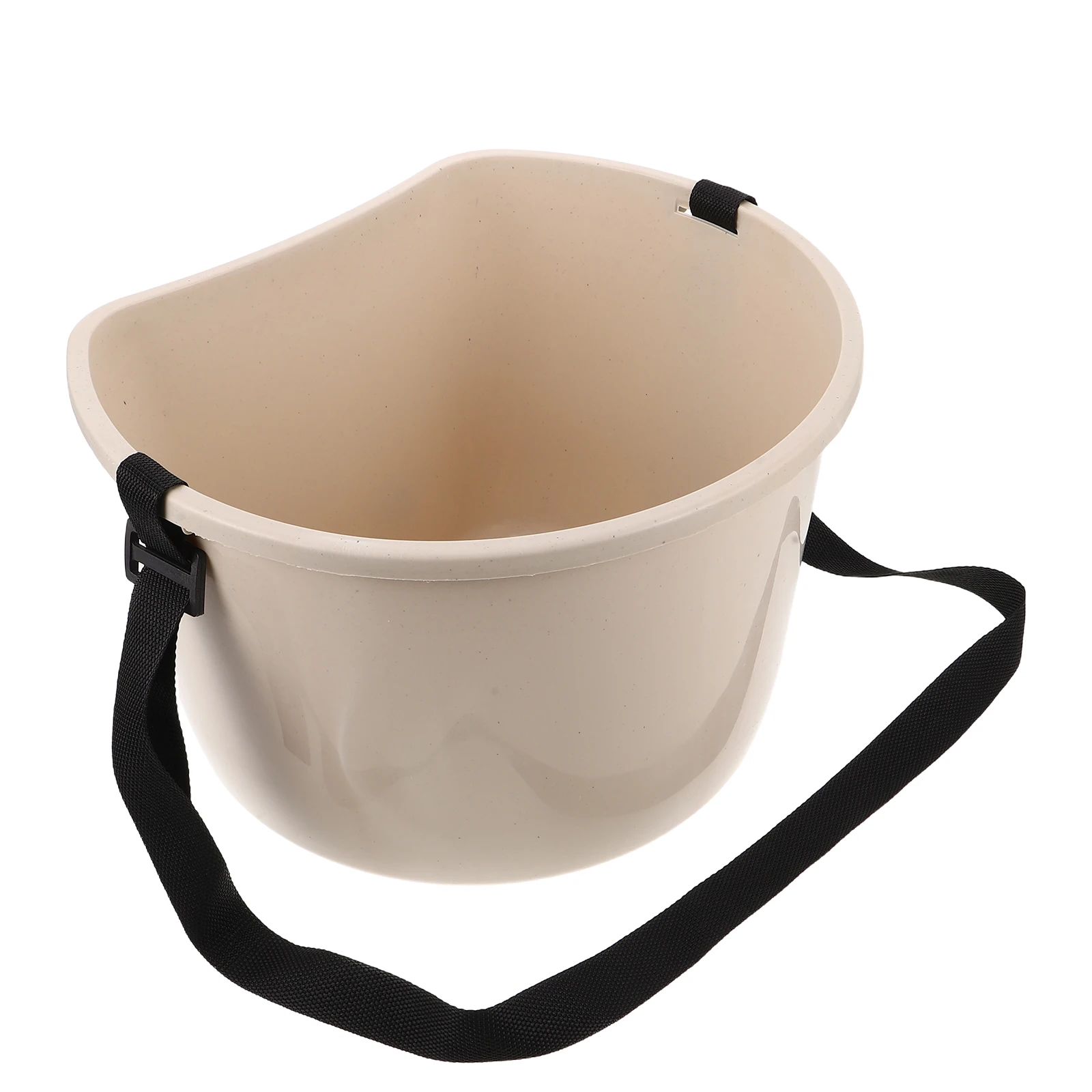 

1pcs Plastic Fertilizer Spreader Bucket For Garden Multi-Purpose Crop Fertilizing Container Vegetable Harvesting Basket Shoulder