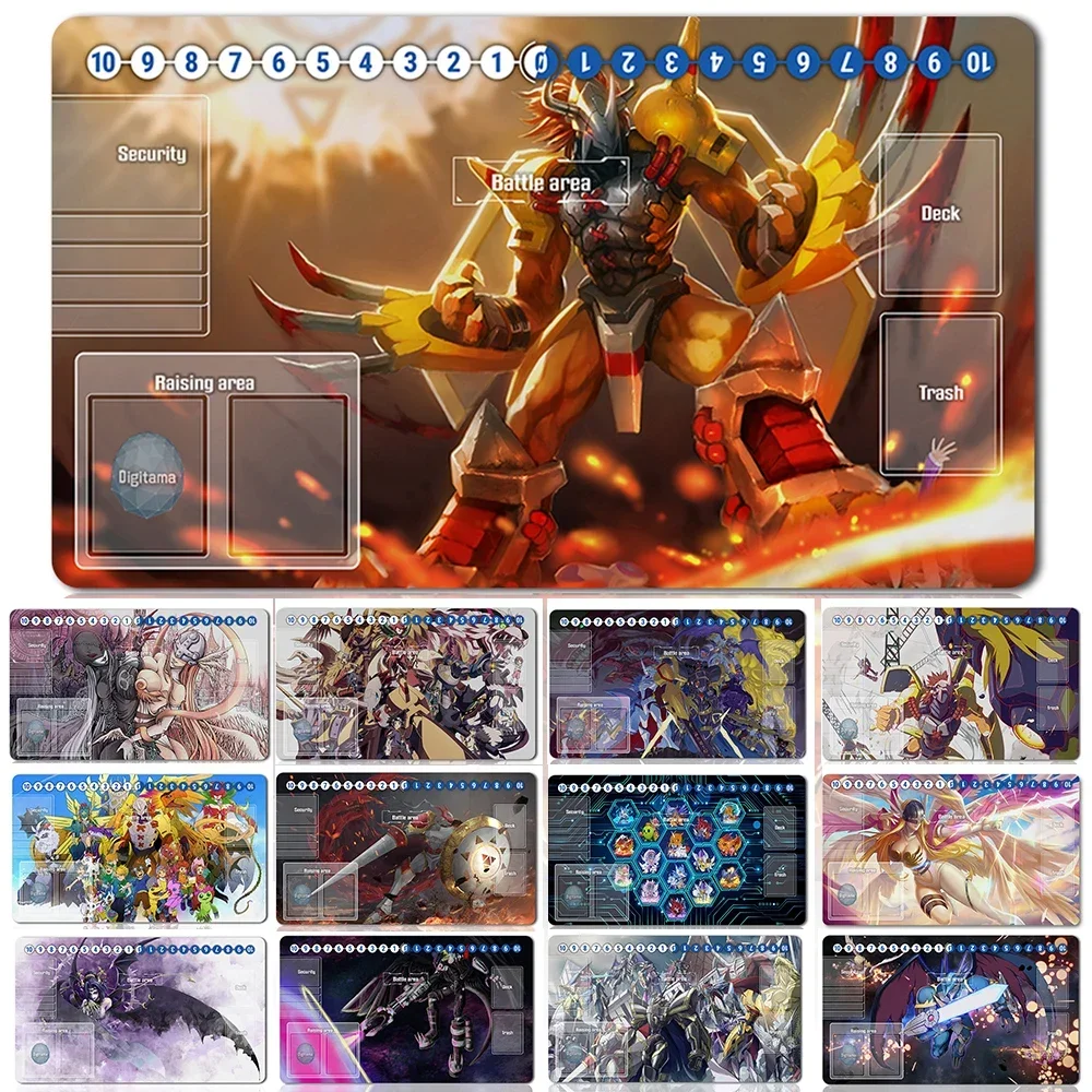 

692915 - Board Game Digimon Playmat Size 60X35 cm Play Mats Compatible for DTCG