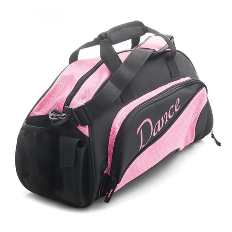 Wholesale High Quality Custom Logo Women Girls Outdoor Sports Fitness Gym Dance Bag With Shoe Compartments