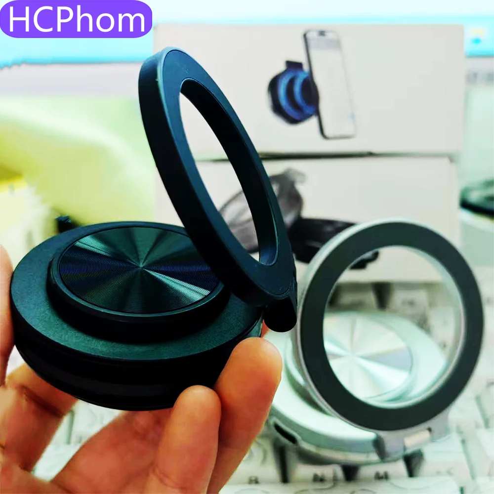 

HCPhom Car Phone Holder Electric Vacuum Magnetic Mount 360 Rotating N52 Strong Magnet for IPhone 14 15 16 Pro Max Xiaomi Samsung