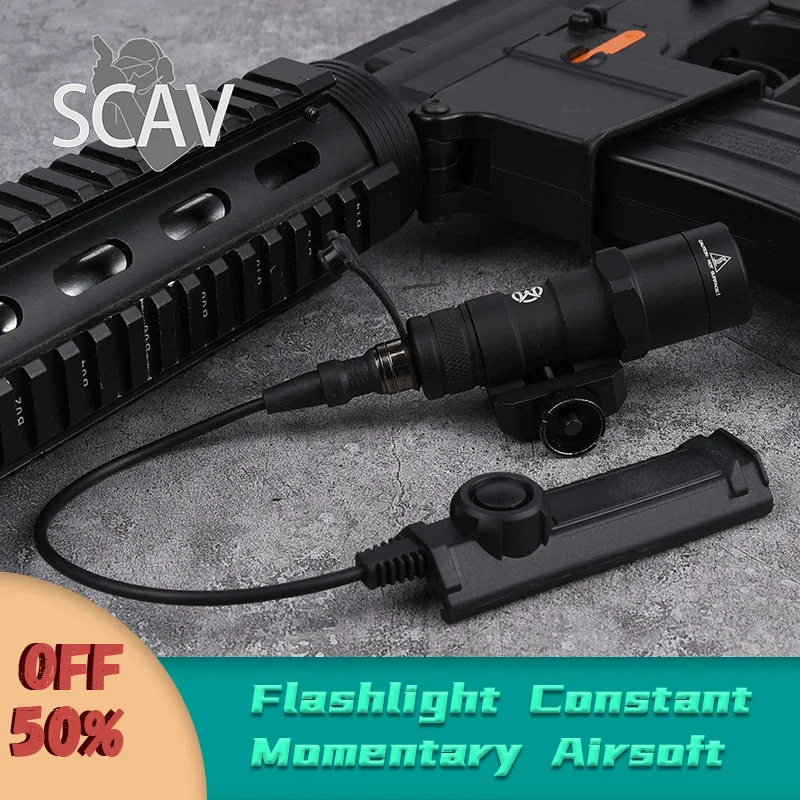 

Tactical Pressure Dual Function Remote Swich SF Plug Fit SureFire M300 M600 Weapon Flashlight Constant Momentary Airsoft