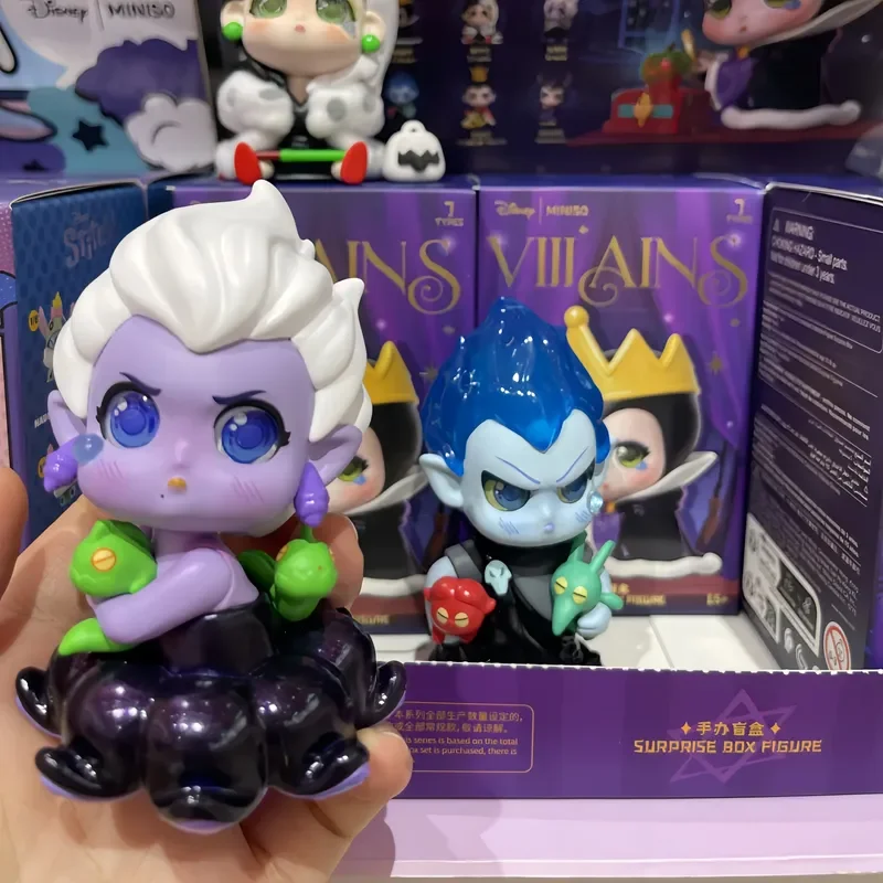 New Original Disney Villainous Characters Collection Figure Surprise Box Blind Box Fashion Trendy Desktop Decoration Girl Gift