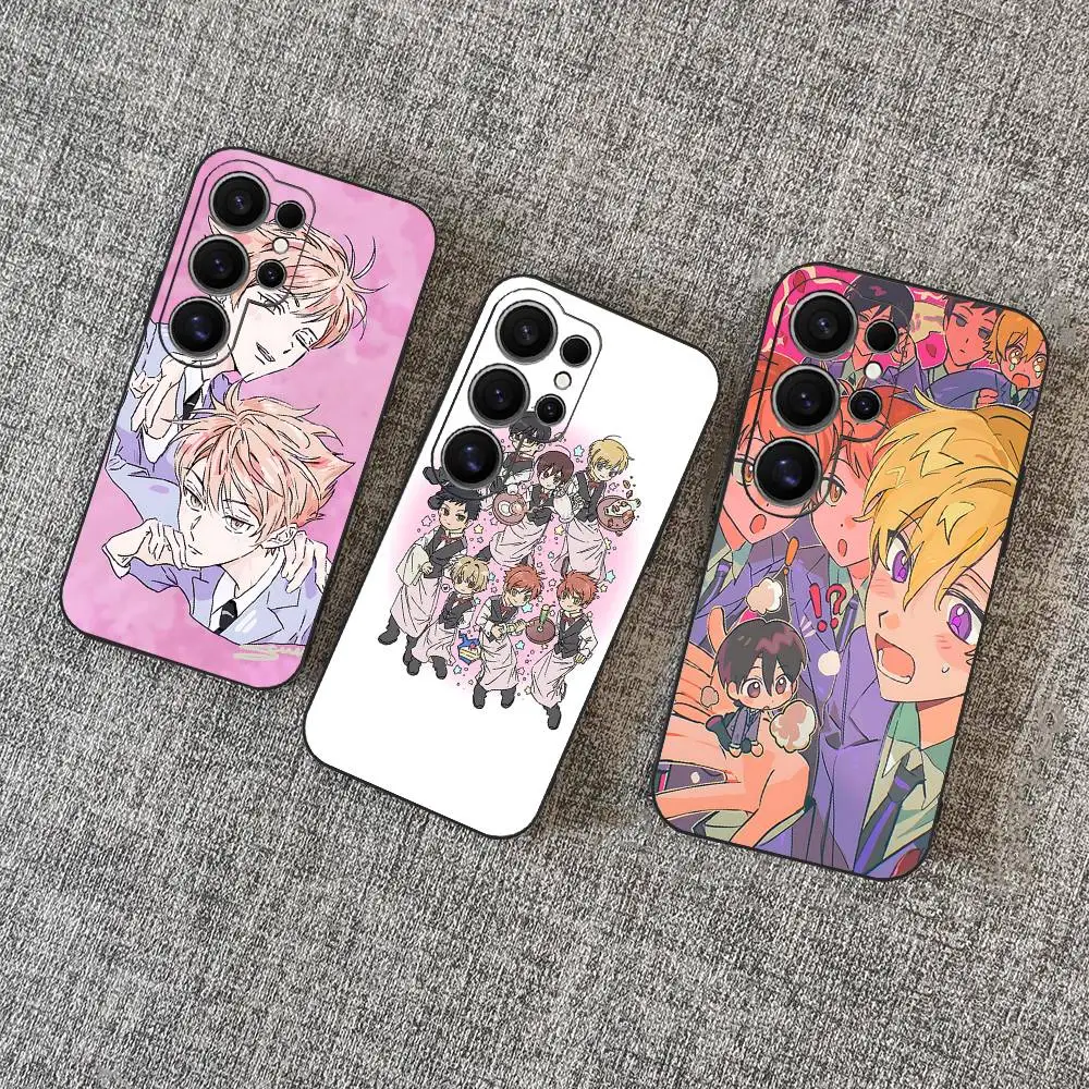 Anime Ouran High School Host Club Phone Case For Samsung S 24 Fe 25 Ultra Plus 20 Lite 21 30 22 23 24 22 Ultra 5G Fundas