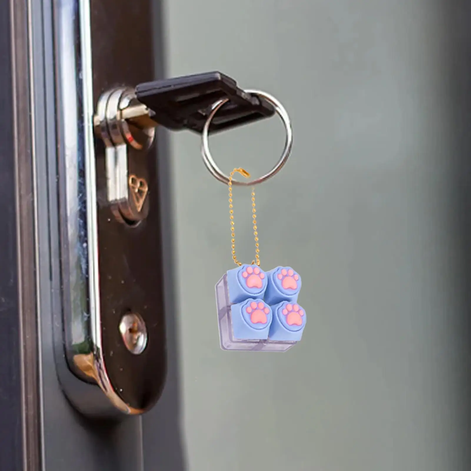 Klawiatura Klikająca Zabawka Sensoryczna w Kształcie Kociej Łapki, Uspokajająca, Dźwiękowa, Klawiatura Klikająca na Imprezy, Spotkania, do Domu, Klasy, Szkoły, do Użytku Wewnętrznego