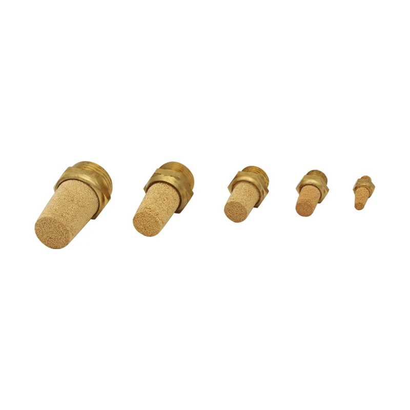 Pneumatic Brass Exhaust Muffler BSL BSLM BESL DSP 1/8 1/4 3/8 1/2 3/4 1\'\' Silencers Fitting Noise Filter Connector