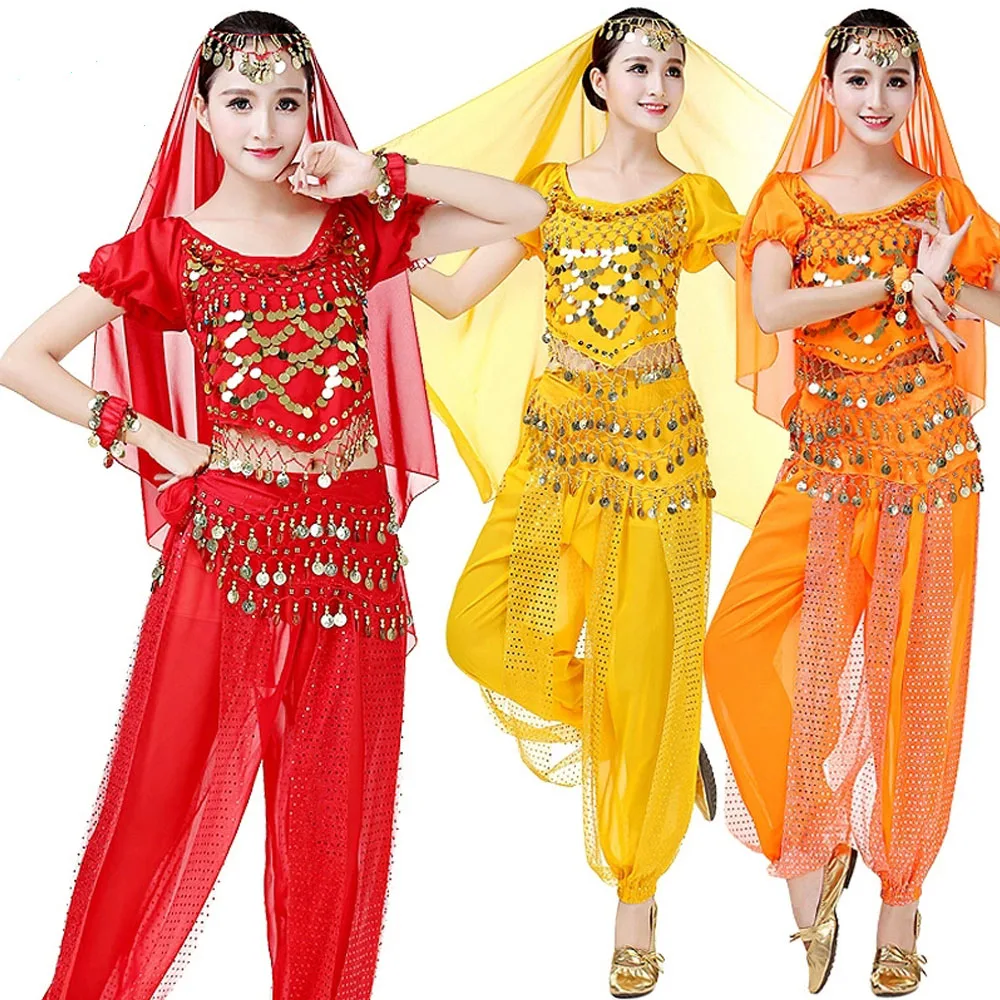 costume-de-danse-du-ventre-ensemble-de-spectacle-de-danse-indienne-costume-de-danse-a-paillettes-costume-de-performance-costume-de-spectacle-sur-scene-de-festival-creatif-flexible-et-confortable-style-exagere-spect