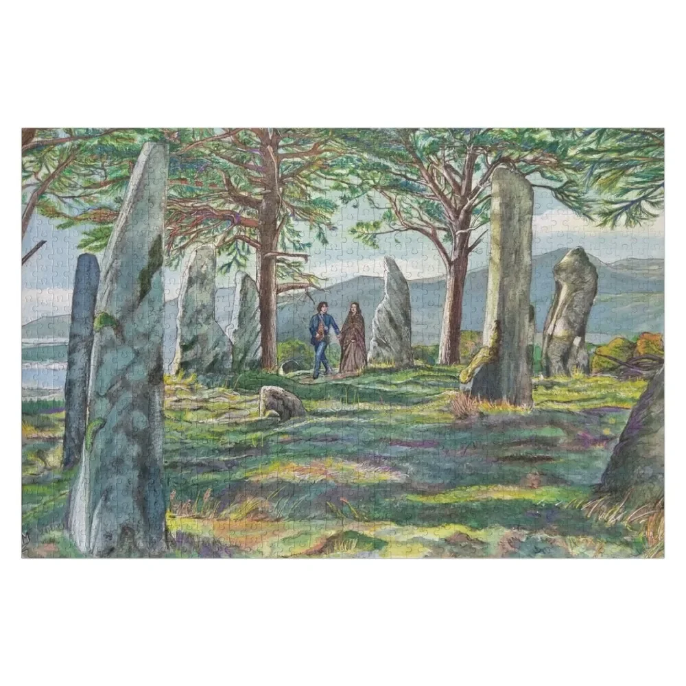 Craigh na dun (Outlander) Jigsaw Puzzle Custom Child Photo Personalized Gifts Adult Wooden Puzzle