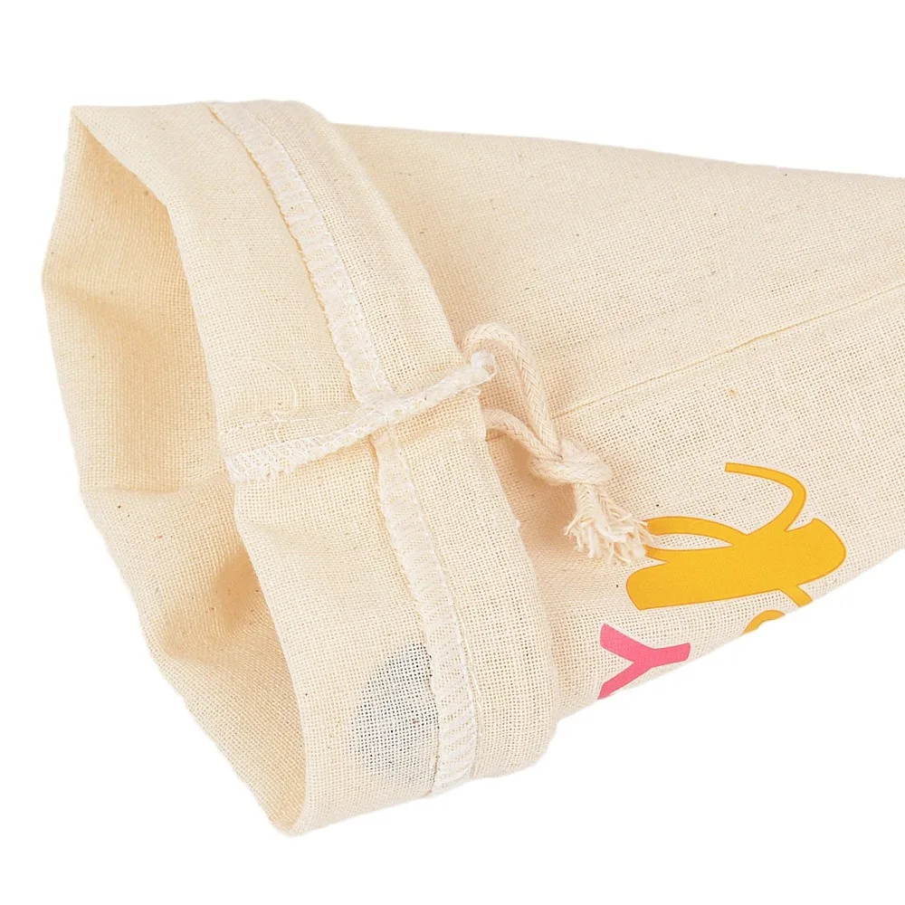 20pcs/lot 13*18cm/5.1*7.1'' Happy Easter Gift Packaging Pouches Drawstring Linen Bags Birthday Party Kids Candy Pouch