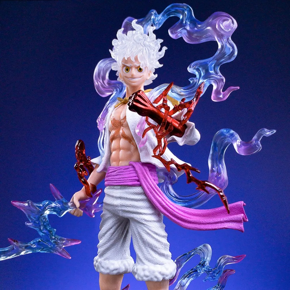 21cm One Piece Anime figure Luffy GEAR 5 Figurine Nika Luffy Sun God Action Figures Collectible Model Toys Gift image 4