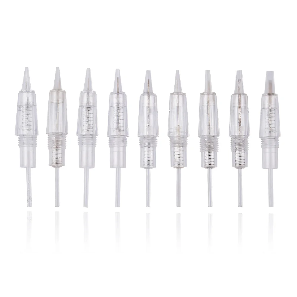 

5/10PCS Permanent Makeup Disposable Screw Tattoo Needle 1D 3P 5F Microblading Needles Eyebrow Shading For PMU Tattoo Machine
