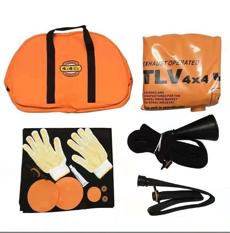 4 طن سهلة الرفع مقبس الهواء العادم رافعة هوائية متعددة الطبقات على الطرق الوعرة 4x4 سيارة أداة إنقاذ سيارة رفع المزدوج نفخ سيارة الهواء جاك