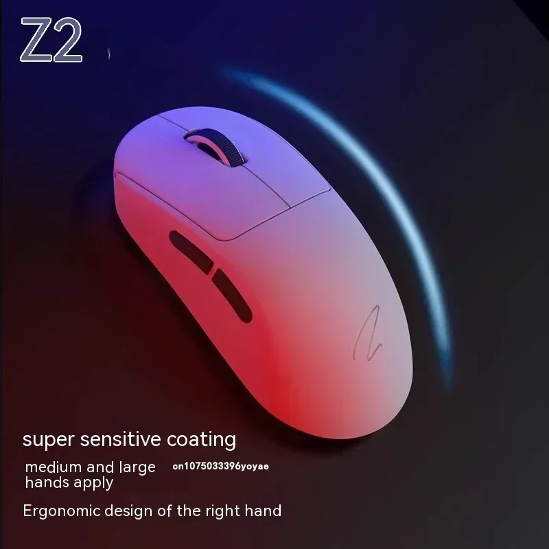 Imagem -03 - Zalang z2 Lightpeso Wireless E-sports Gaming Mouse Paw3395 4k Return Tri Mode Acessório Gamer para Computador Mice Man Gift