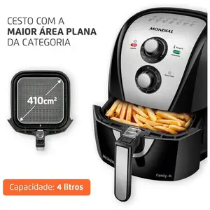 Elektrische Fritteuse ohne Öl/Luft -Fritteuse -Mondial - 220 V 12 Hauptverkäufe Elektrische Breitmaschine - №3