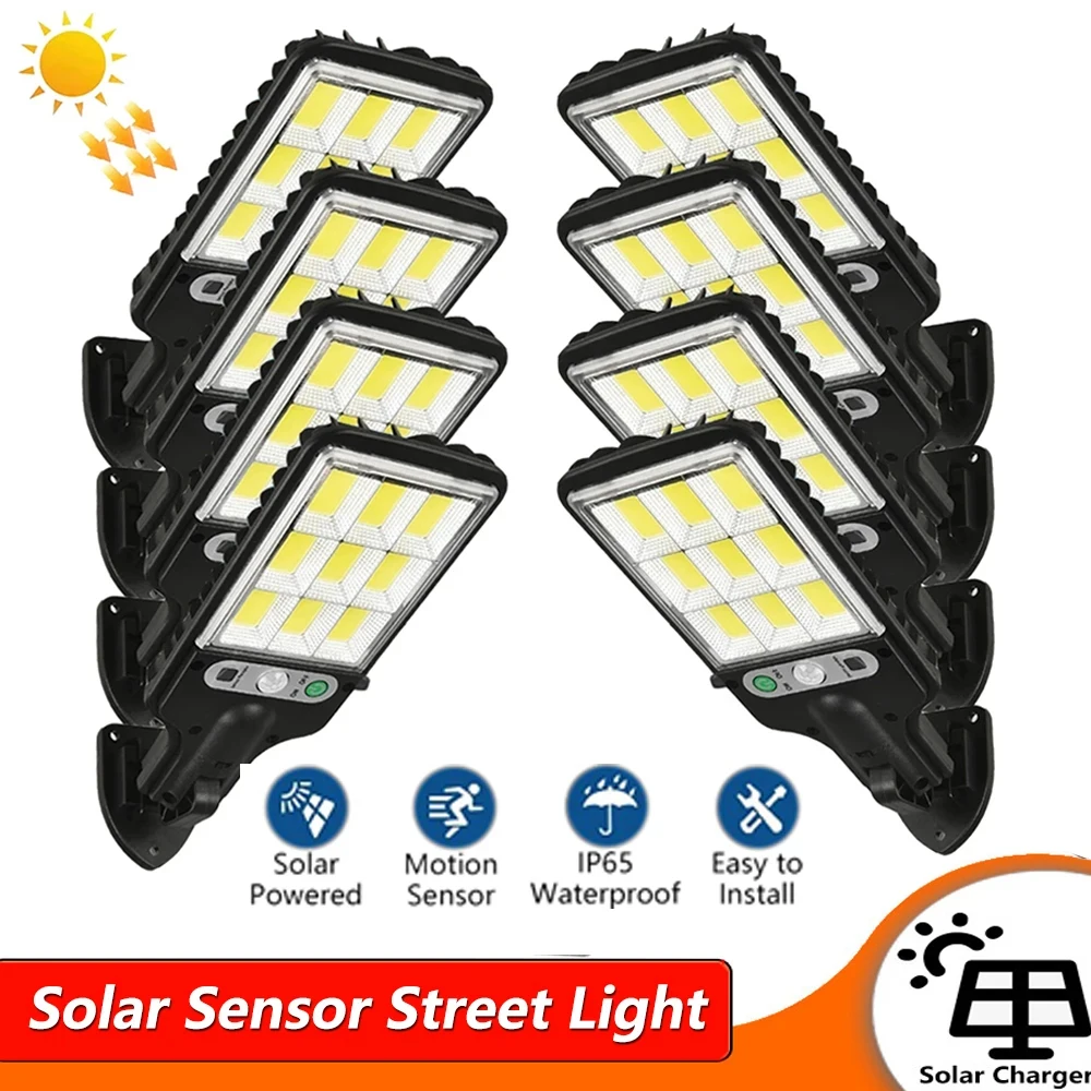 

Solar Street Lights Outdoor Wireless Solar Security Wall Light PIR Motion Sensor Garden Patio Porch Garage Lighting Night light