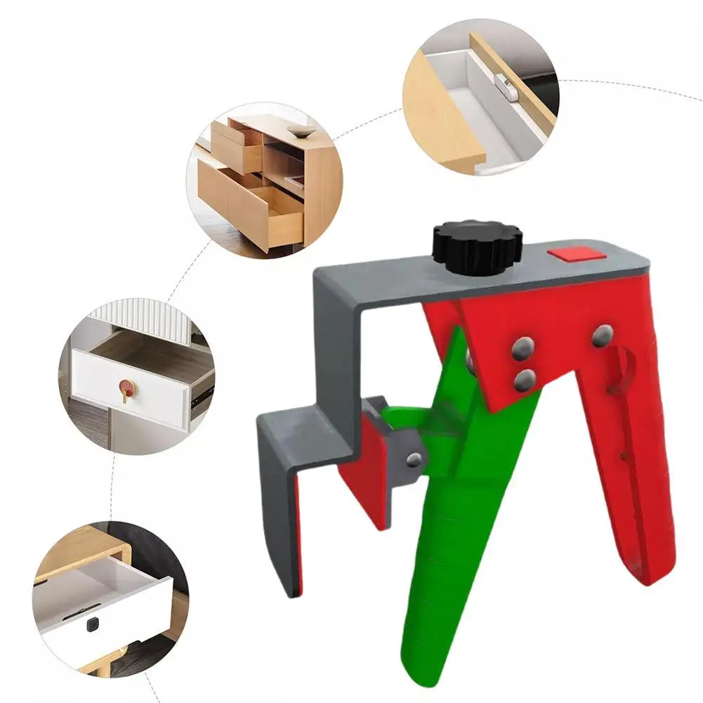 

Press Type Quick Drawer Clamp Universal Drawer Panel Installation Clip Woodworking Panel Mounting Clip DIY Installation Tool