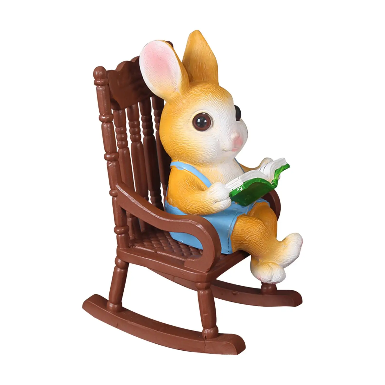 

Статуя кролика Рен Настольный ремесленный орнамент для полки, кабинета, украшения дома, мужской