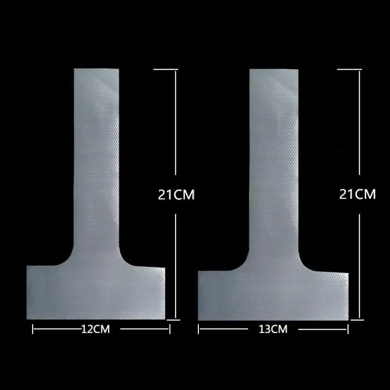 100 Pcs T-Shaped Bayonet Plastic Bags Disposable Clear Single Cup Packaging Bag For Milk Tea Coffee Beverage Party Supplies