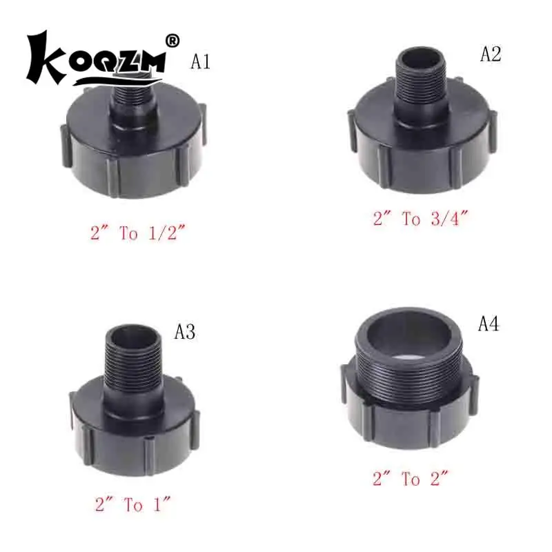 IBC Tote Tank Drain Adapter Coarse Thread 2