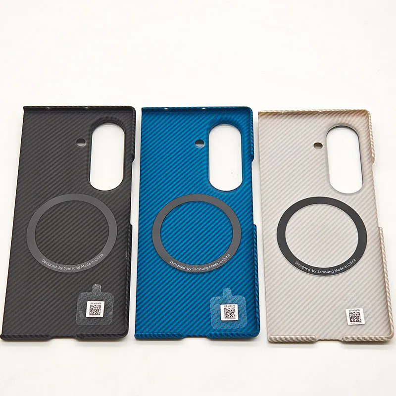 Samsung Galaxy Z Fold 8 Fold8 Ultra 7 Fold7 Magnetyczne etui z teksturą włókna węglowego + osłona ekranu z szkła hartowanego — zdjęcie produktu 5