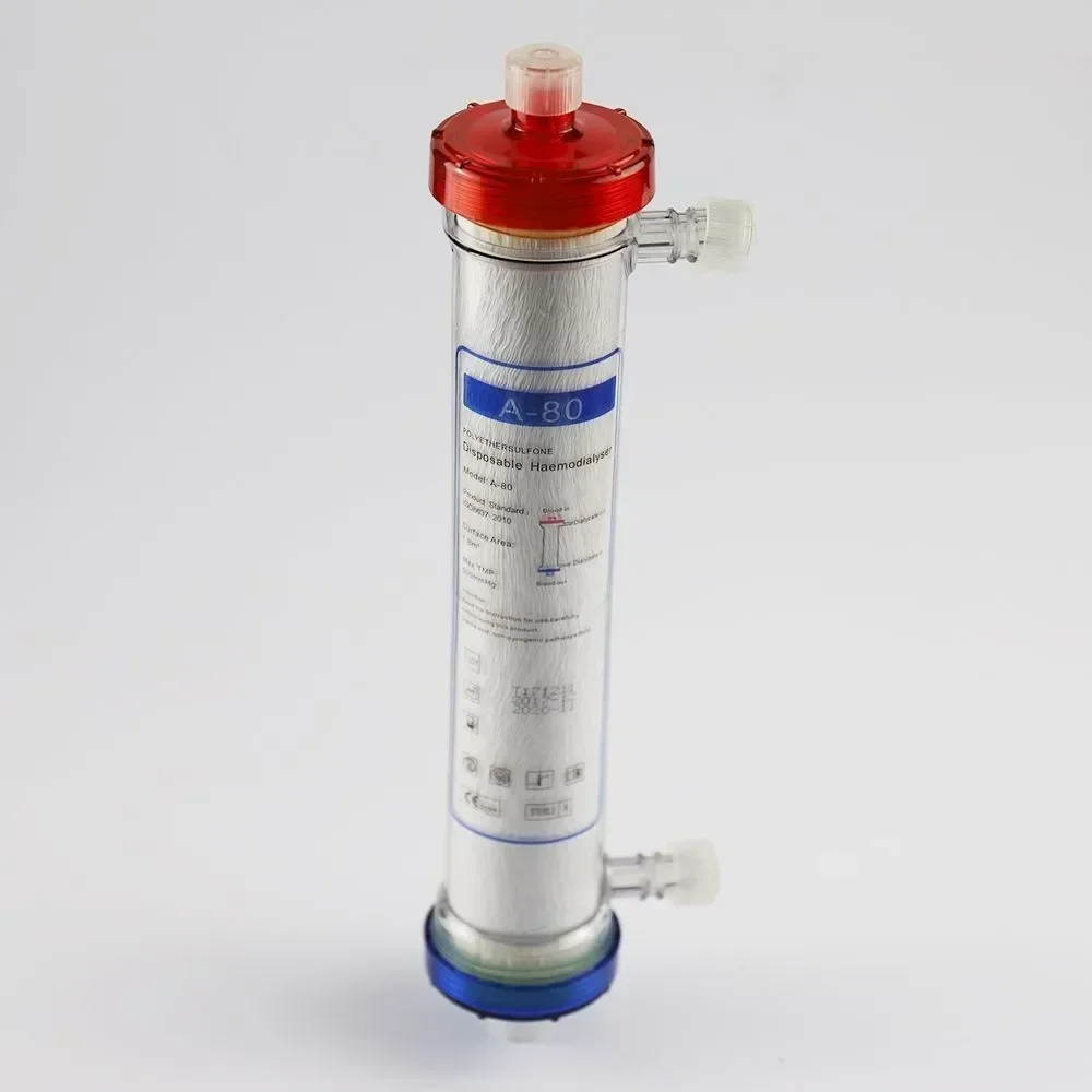 Dialyzer Hemodialysis System Tube Filters High Efficiency Filtration 1.4/1.6/1.8/2.0