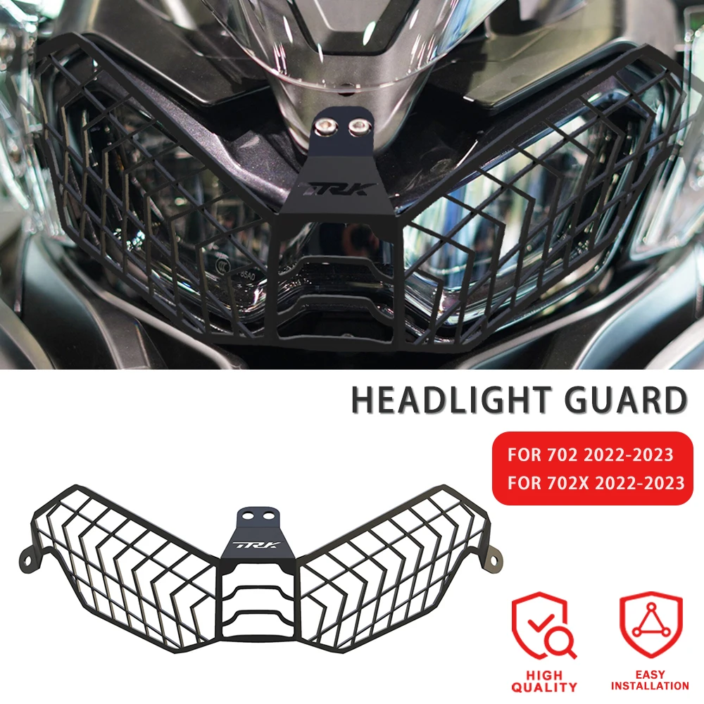 TRK 702X Motorcycle Accessories Headlight Grill Guard Head Light Cover Protection FOR Benelli TRK 702 X TRK702X TRK702 X 2023