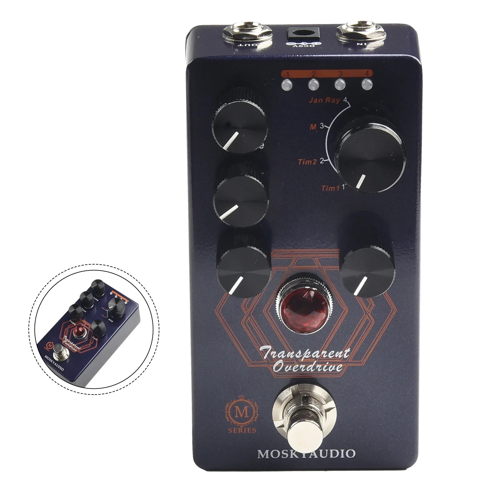 

Unlock Your Guitar's Potential with MOSKY Transparent Overdrive Effects Pedal Perfect for Amateurs and Professionals