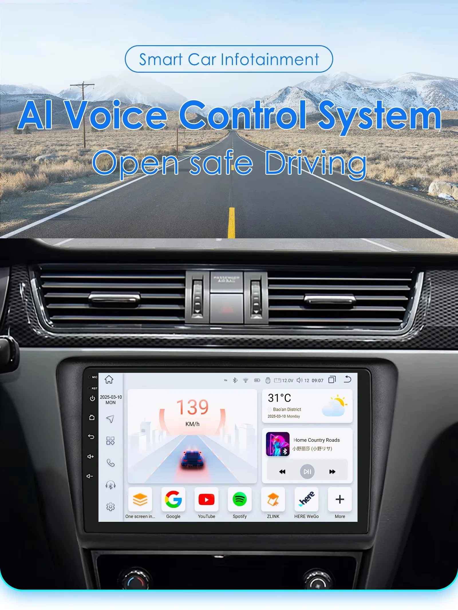 9-Zoll-Android-Autoradio Multimedia-Videoplayer für SKODA Rapid Seat Toledo IV 2013 - 2019, kabelloses Carplay für Apple, 360-Grad-Kamera, 2DIN 7862 Head Unit, RDS DSP Bildschirm