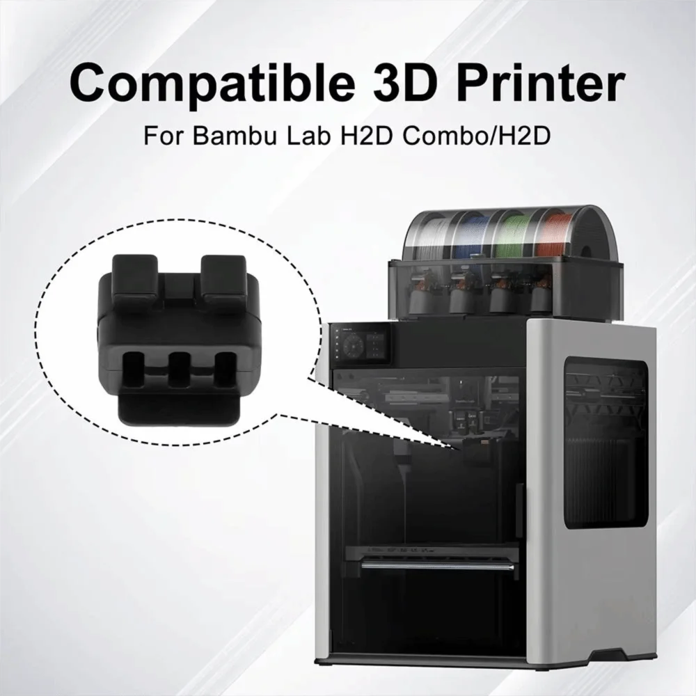 

Легко устанавливаемая силиконовая щетка-насадка для сопла, термостойкая, износостойкая, высокого качества, для Bambu Lab H2D/H2C/P2S