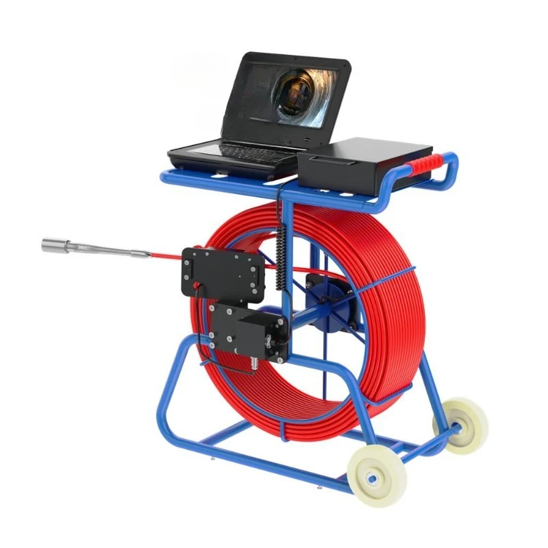 

9Mm cable sewer inspection camera 10-inch IPS 1080P screen and meter counter