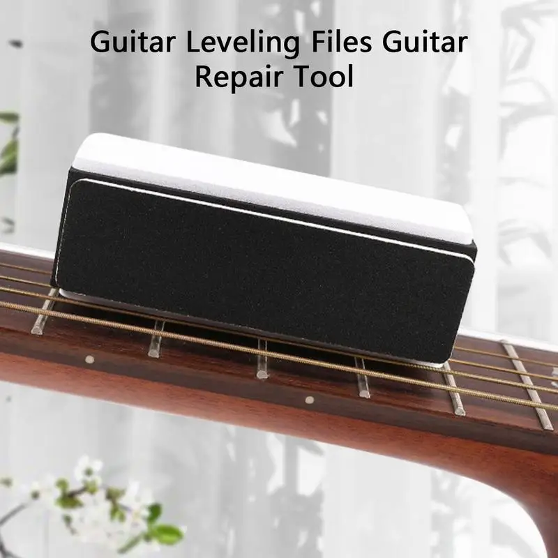 Guitar Repair Tools Portable Guitar Fret Sanding Leveler Fret Sanding Beam Leveler Compact Fret Crowning File Guitar Luthier