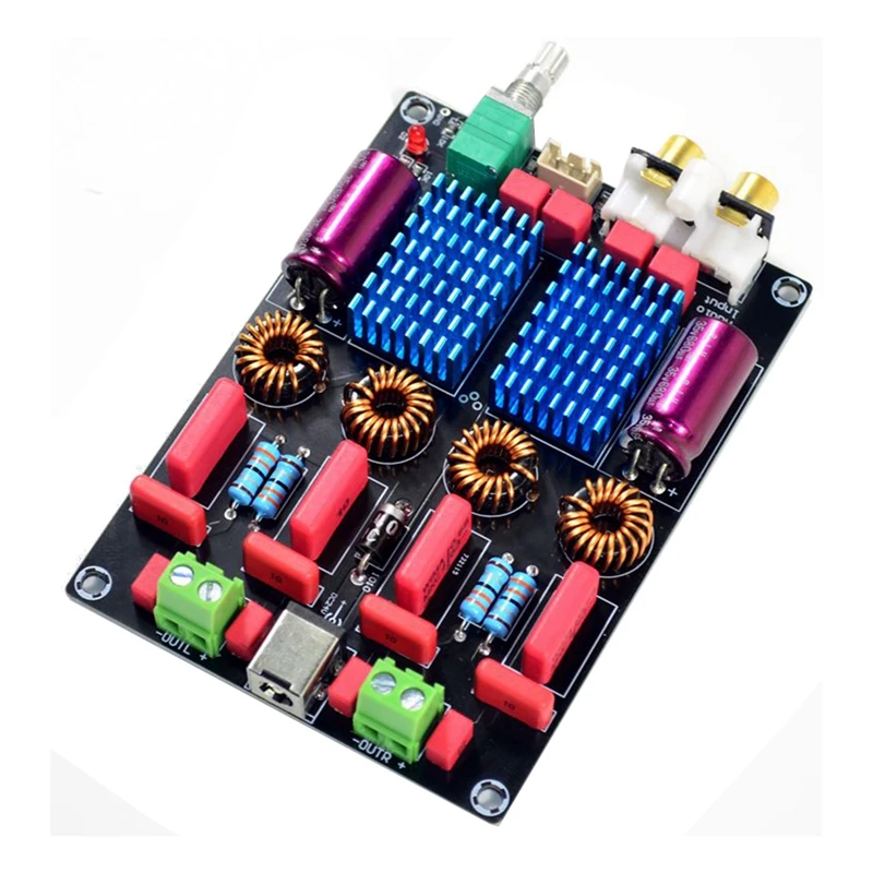 TPA3116 Home Audio Amplifier Board 20Hz To 20Khz Class D Dual Chip WIMA Deluxe Digital Amplifier Board 100W+100W