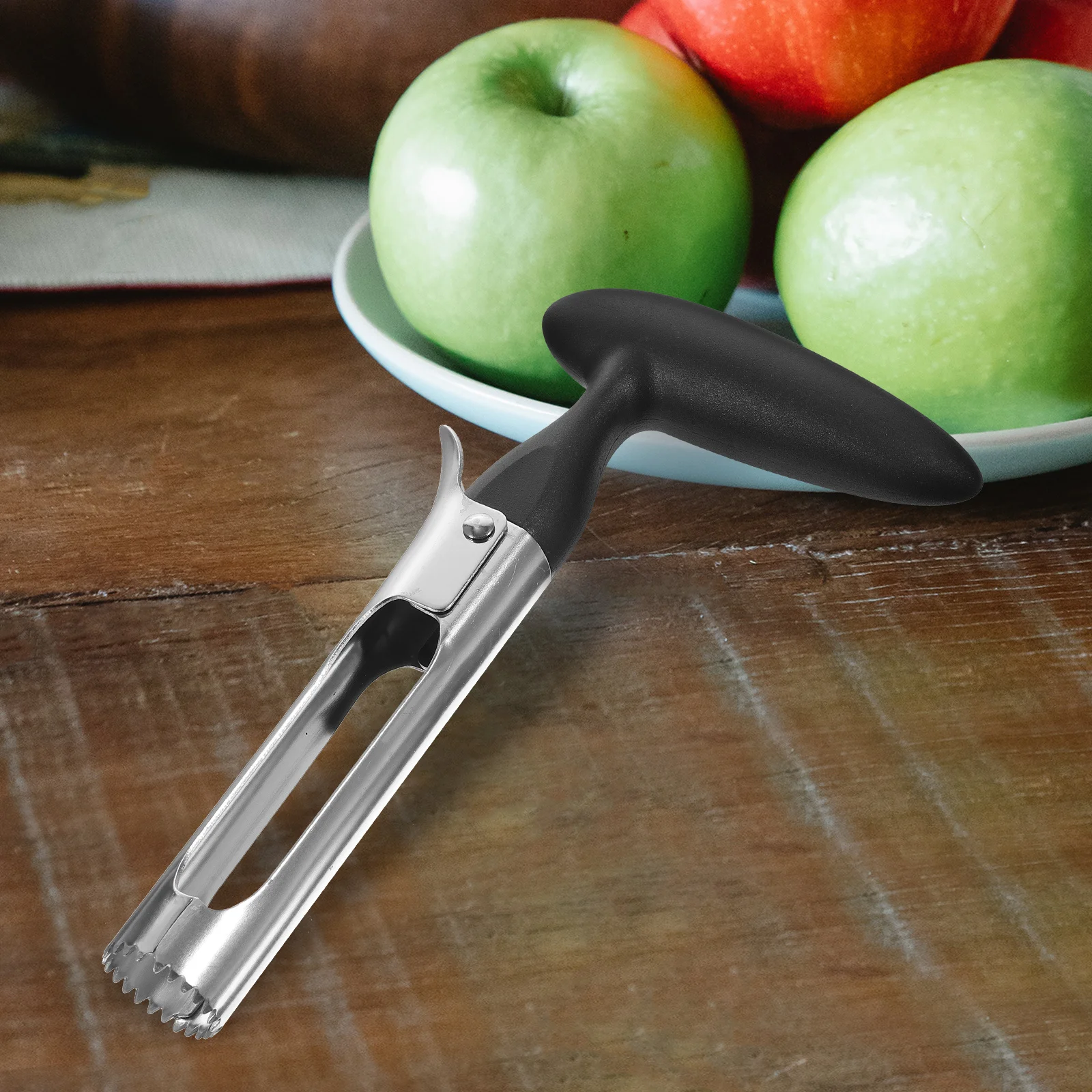 

2Pcs Kitchen Fruit Core Remover Stainless Steel Tool for Apple Pear Coring Strong Build Smooth Operation Non Rust Design