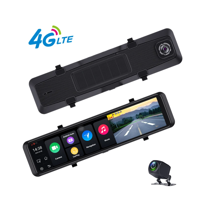 

4G Android 14.0 Dash Cam 12 Inch Car Rearview Mirror ADAS FHD Auto Recorder GPS Navigation Dash Camera Rear View Mirror Car DVR