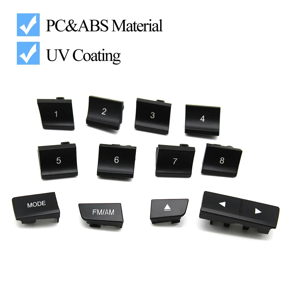 For BMW 3 Series M3 M4 F20 F22 F30 F32 F34 F36 F45 Car Front Dashboard Console Radio CD Player Digit Switch Button Cover