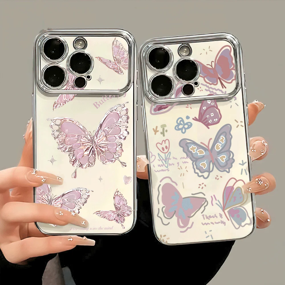 beautiful Butterfly Electric Ferry Large Window Phone Case For Samsung A22 A23 A32 A51 A20 4G 5G Shell