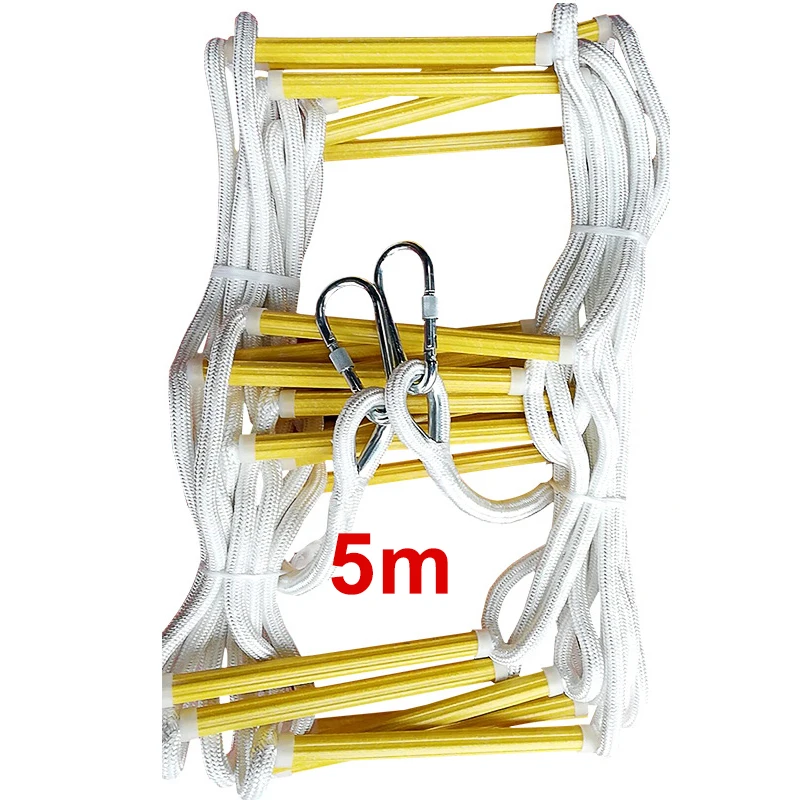 Fire Escape Ladder Folding Emergency Fire Escape Ladder Rescue Rope Ladder