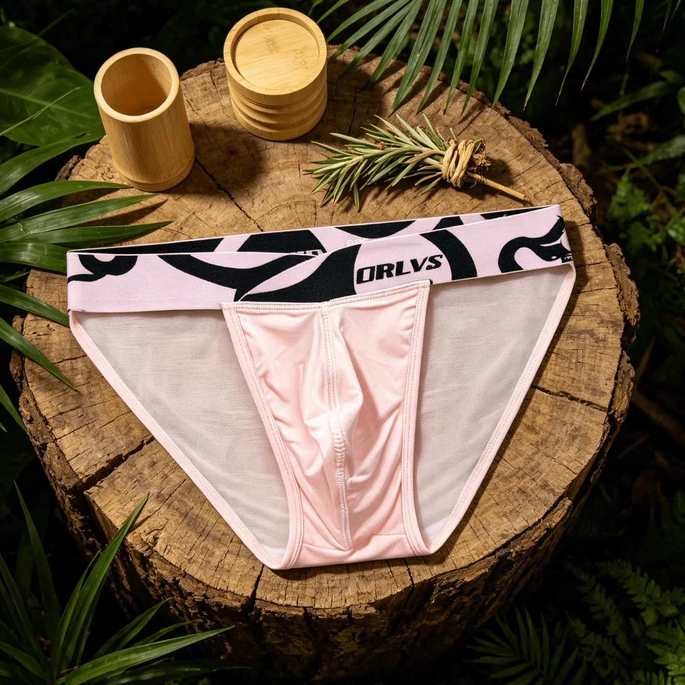Men's Luxury Contrast Printed Wide Waist Briefs Pouch High Stretch Skin Friendly Soft Fabric Slim Simple Trendy Daily Underwear