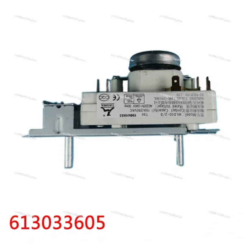 الموقت الأصلي لفرن الميكروويف الموقت شواء WLD30-2/S T90 613033605 إدراج التبديل الموقت 4 دبابيس